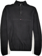 Tommy Hilfiger Half Zip Pullover schwarz