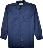 Dickies Langarm Hemd blau