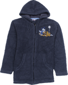 Fleece Jacke grau