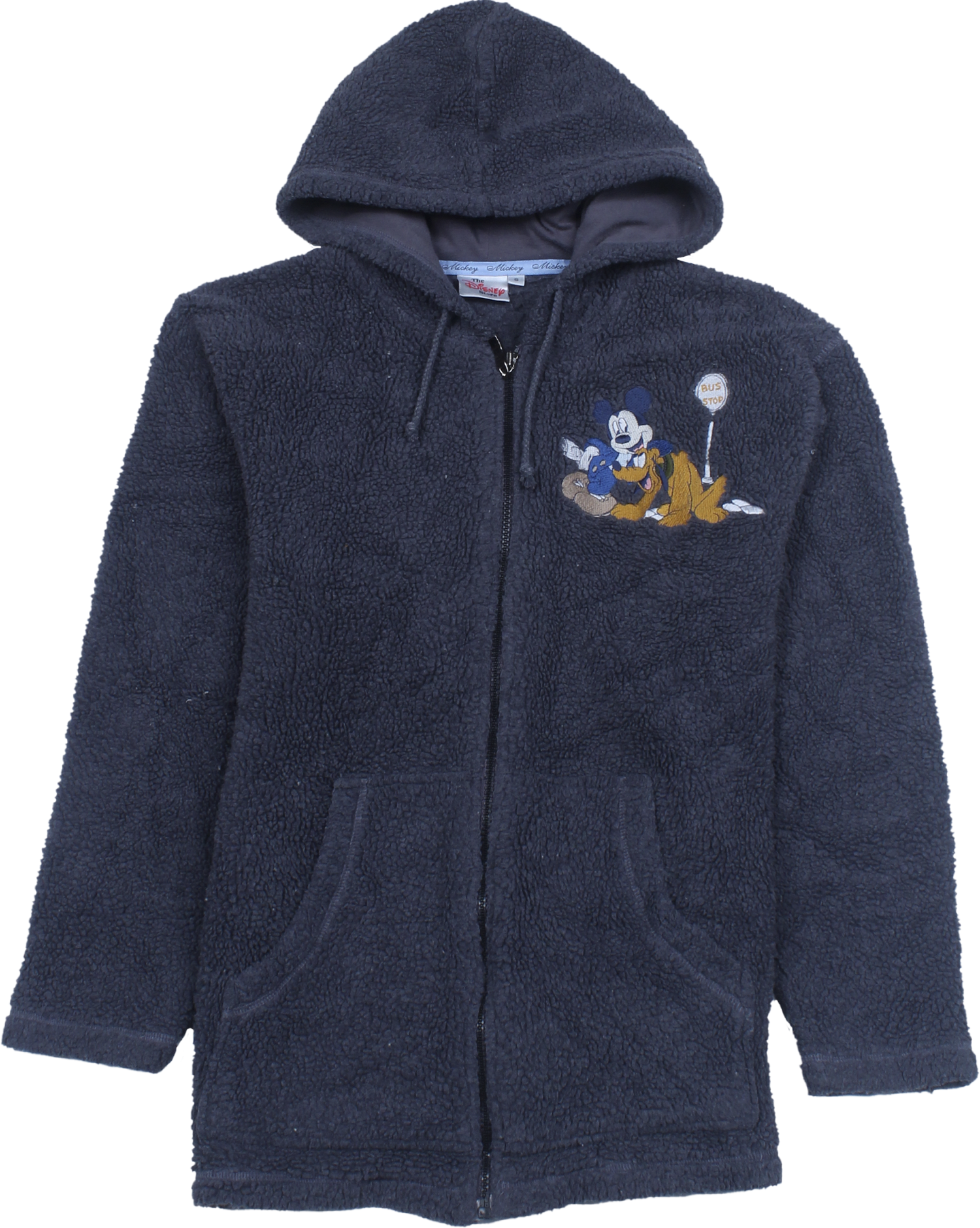 Fleece Jacke grau