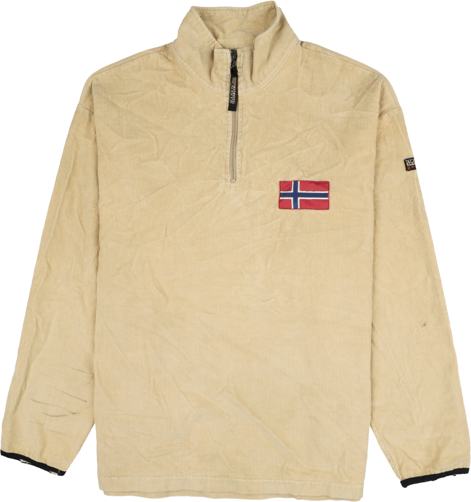 Napapjiri Half Zip Pullover beige