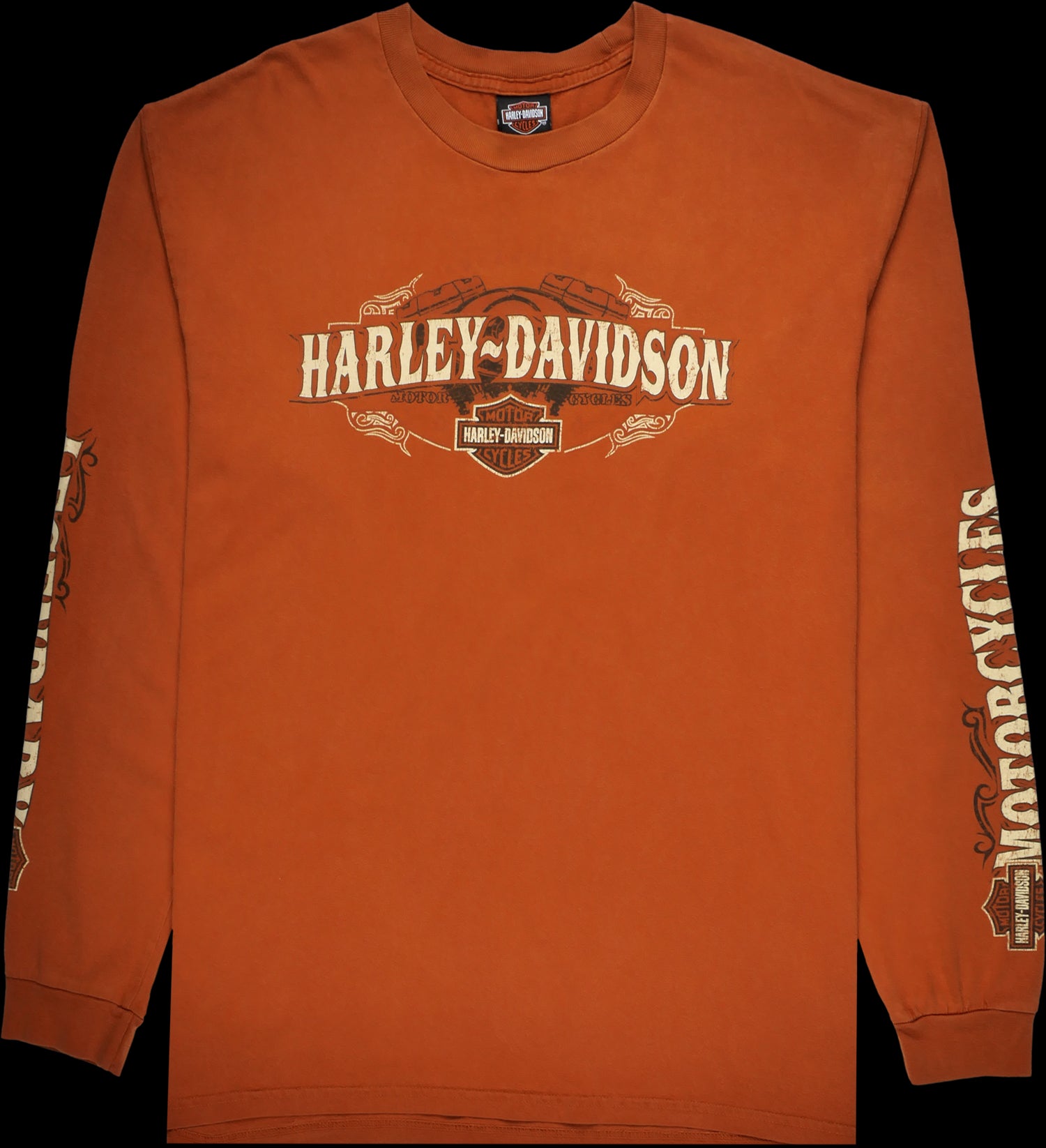 Harley Davidson Grafik T-Shirt orange