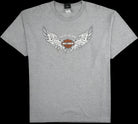 Harley Davidson Grafik T-Shirt grau