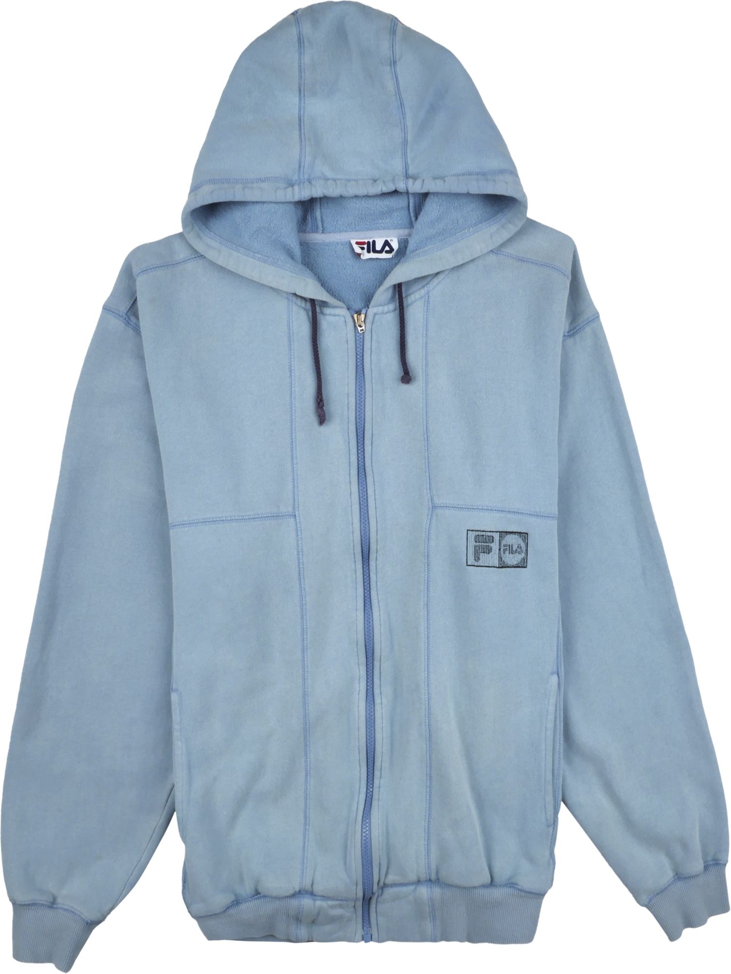 Fila Zip Pullover blau