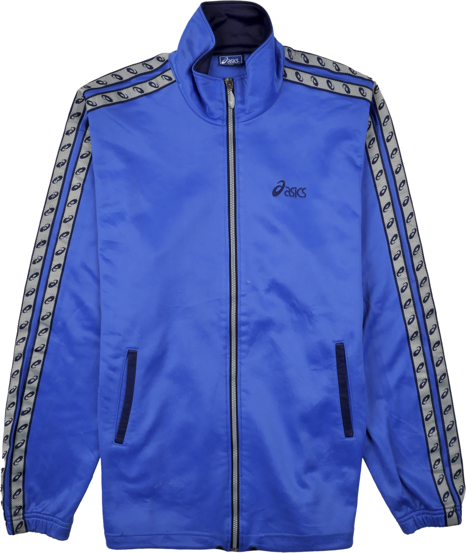 Asics Track Jacke blau