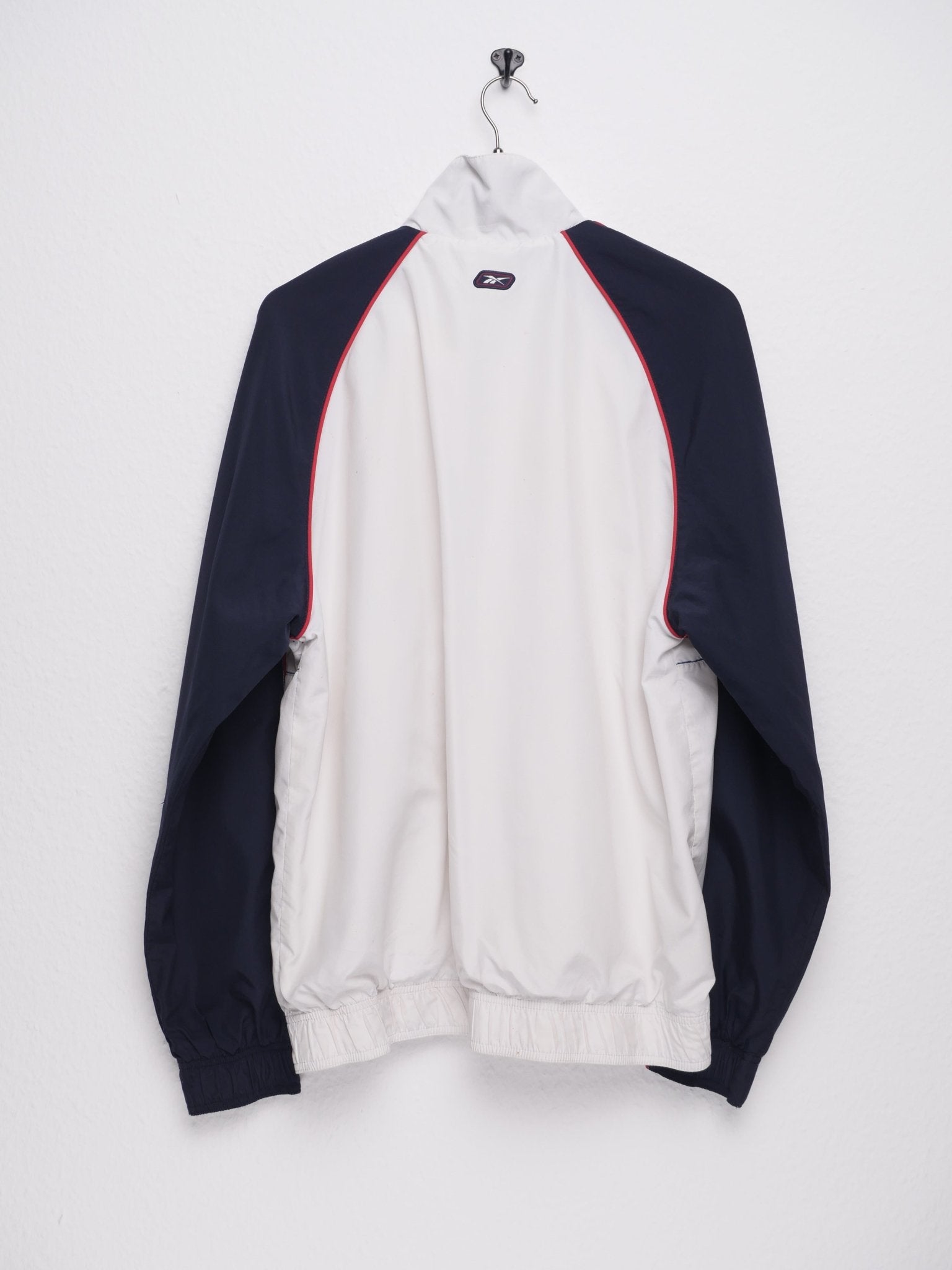 reebok embroidered Logo two toned Track Jacket - Peeces